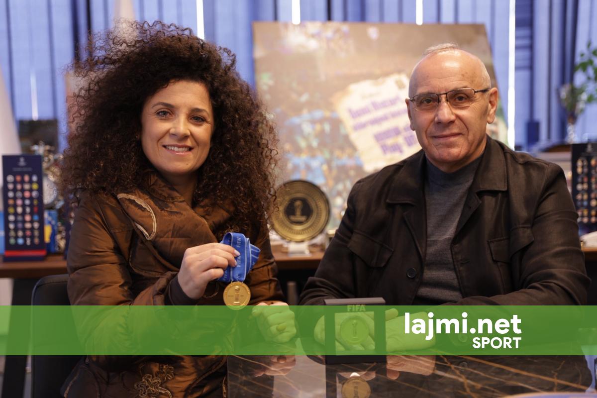 Ademi takohet me Florentina Kallabën  gjyqtaren e finales së Kupës së Botës në Futsall  Kosova po vazhdon të jetë e pranishme dhe e respektuar në arenën ndërkombëtare