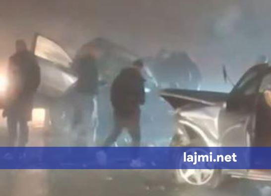 Tre persona të lënduar nga aksidenti i rëndë në Gllarevë të Klinës  dërgohen me ambulancë në spital