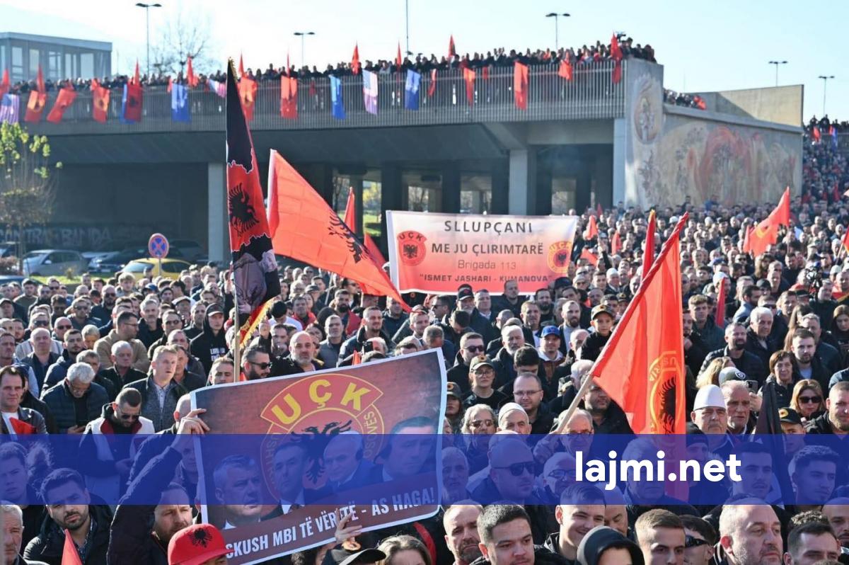 Organizata e Veteranëve të UÇK së falënderon qytetarët për pjesëmarrjen në protestën në Shkup