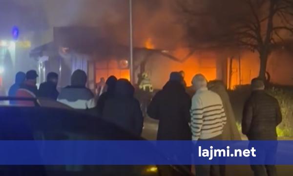 Nuk ka të lënduar nga zjarri mbrëmë që përfshiu disa lokale në Prizren