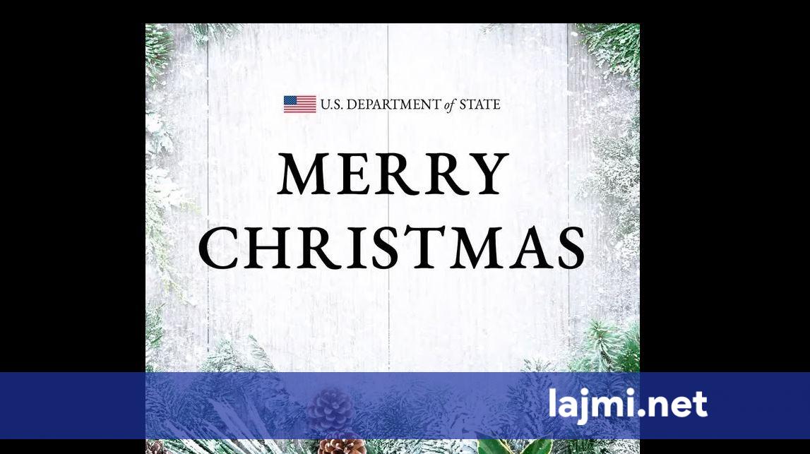 Ambasada amerikane në Kosovë  Krishtlindje të gëzuara për të gjithë ata që festojnë