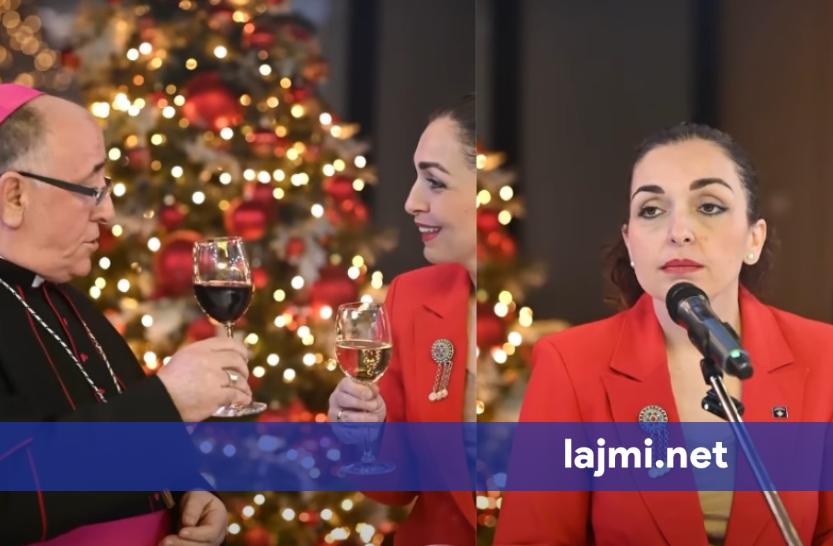 Vjosa Osmani merr pjesë në kremtimin e Krishtlindjes në Katedralen  Nënë Tereza 