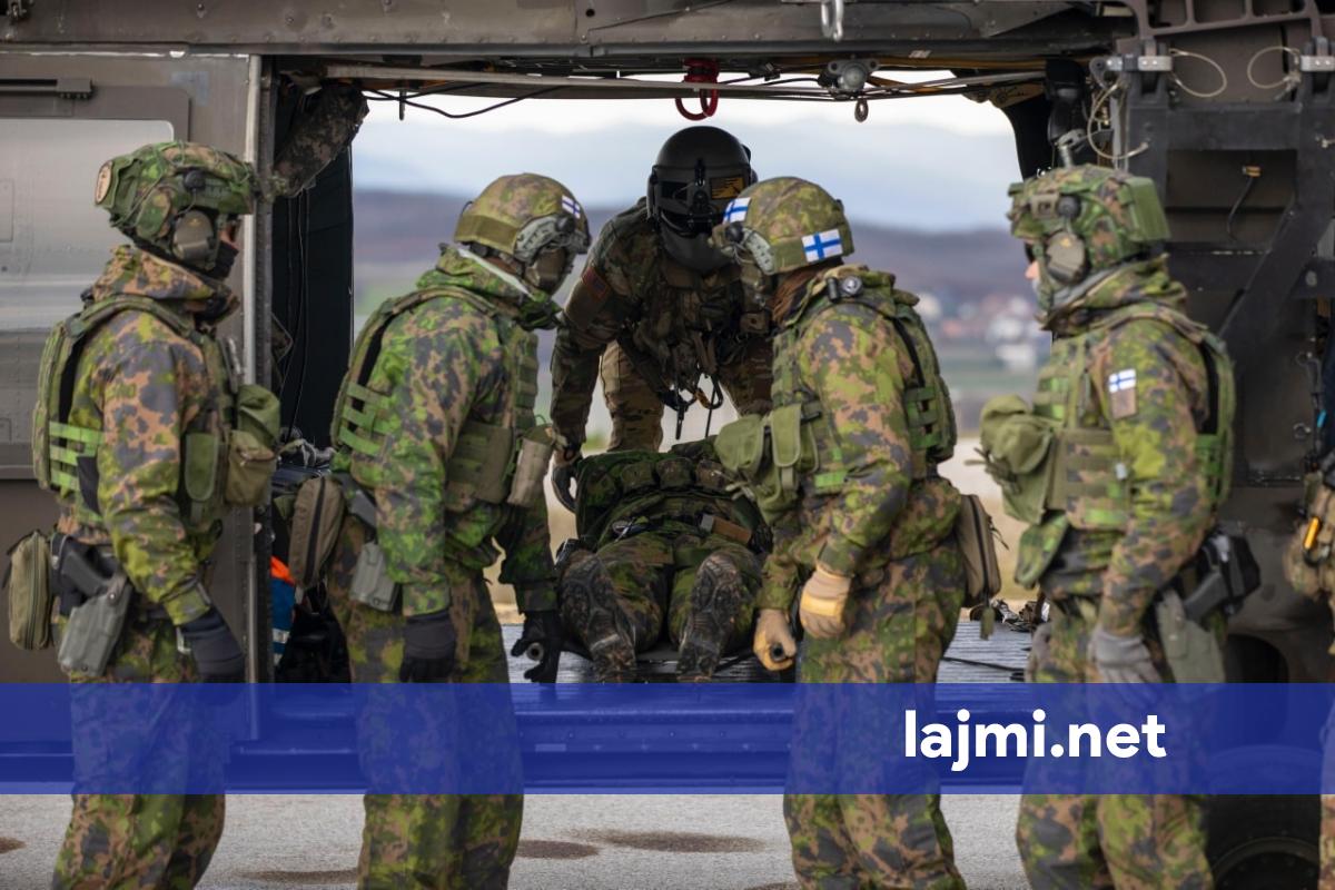 KFOR i finlandez kryen stërvitjen MEDEVAC