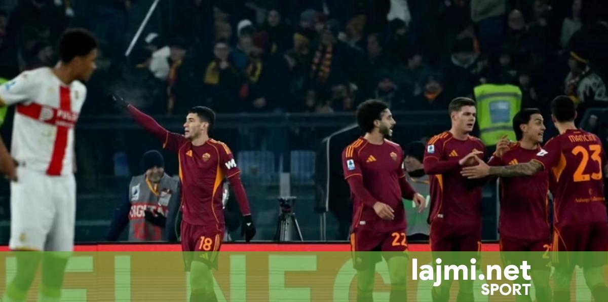 Roma shënon fitore bindëse ndaj Genoas dhe rikthehet në top katër