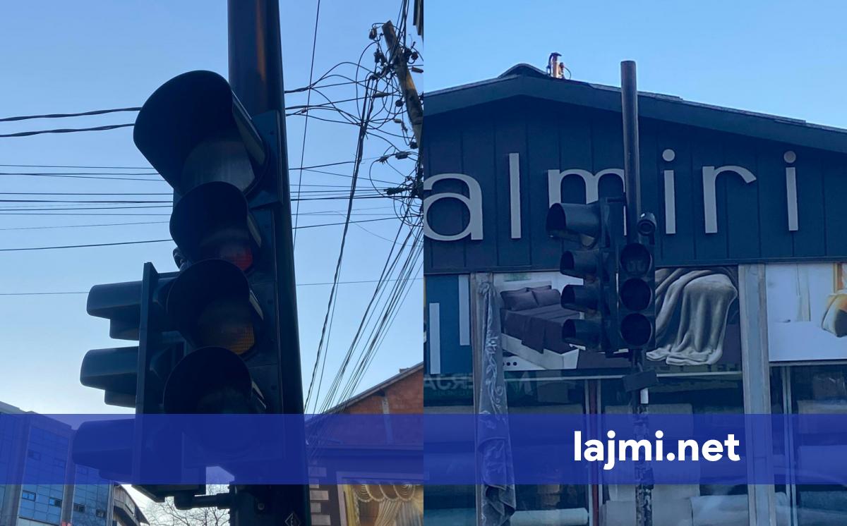 Semaforat në një lagje të Prishtinës  jashtë funksionit