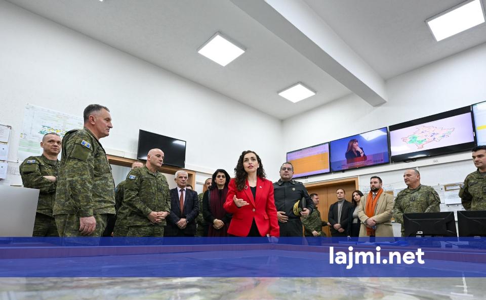 Presidentja Osmani viziton institucionet e sigurisë  vlerëson kontributin e tyre në shërbim të Kosovës
