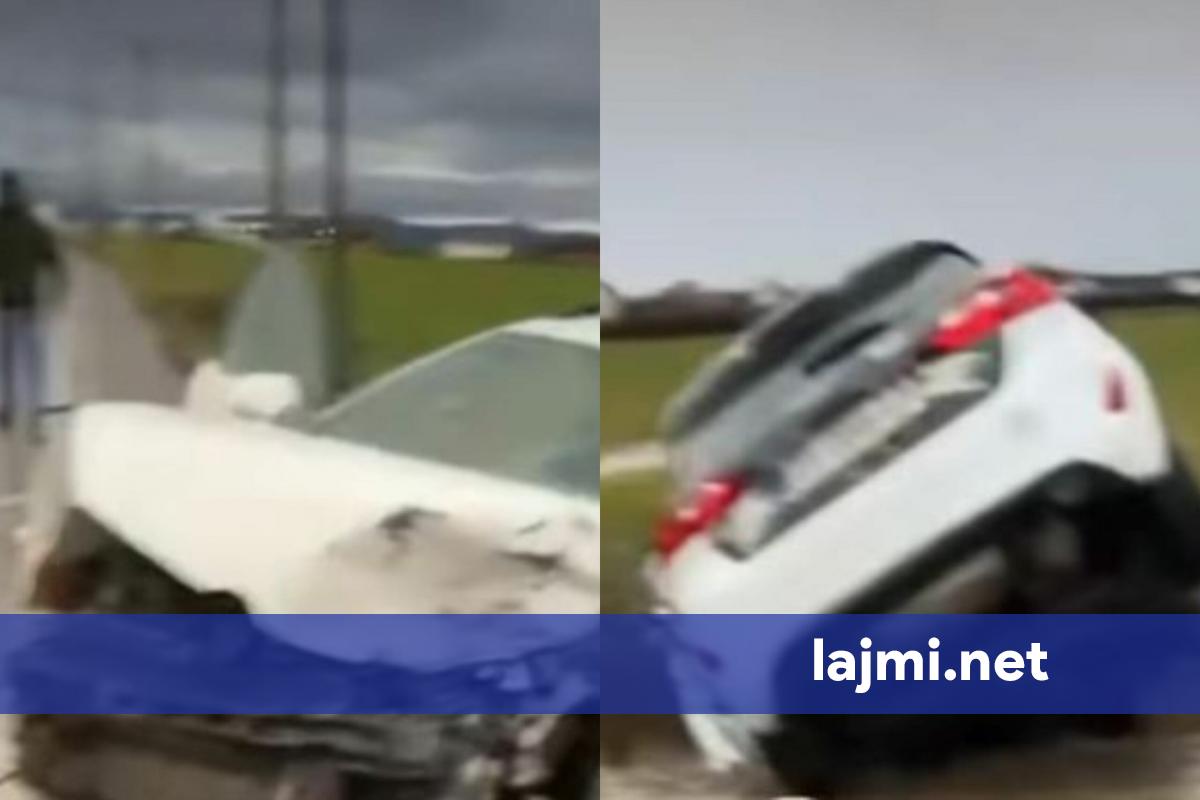 Përplasje e fortë mes dy automjeteve në Rufc të Lipjanit