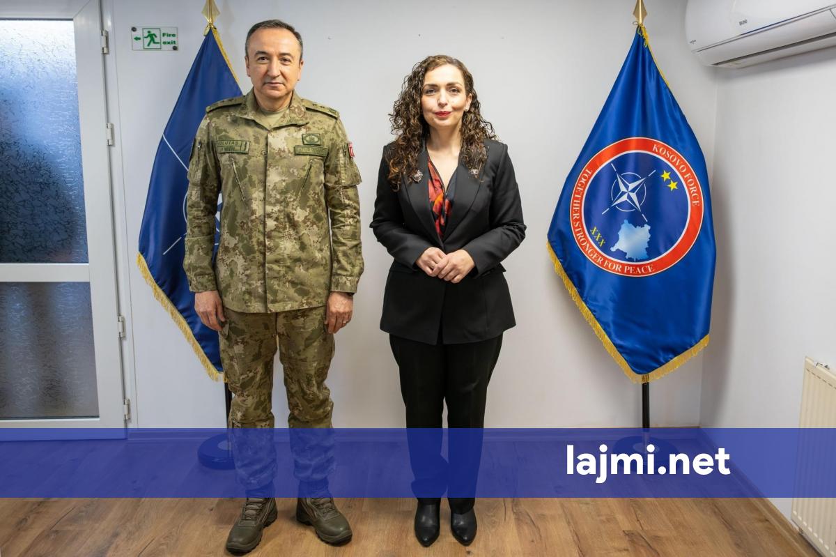 Komandanti i KFOR it pret në takim presidenten  flasin për sigurinë në Kosovë