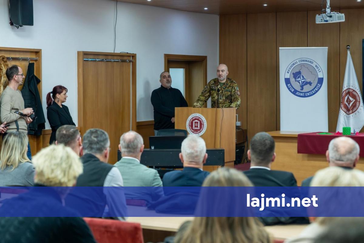 KFOR i dhuron pajisje të specializuara për universitetin e Pejës