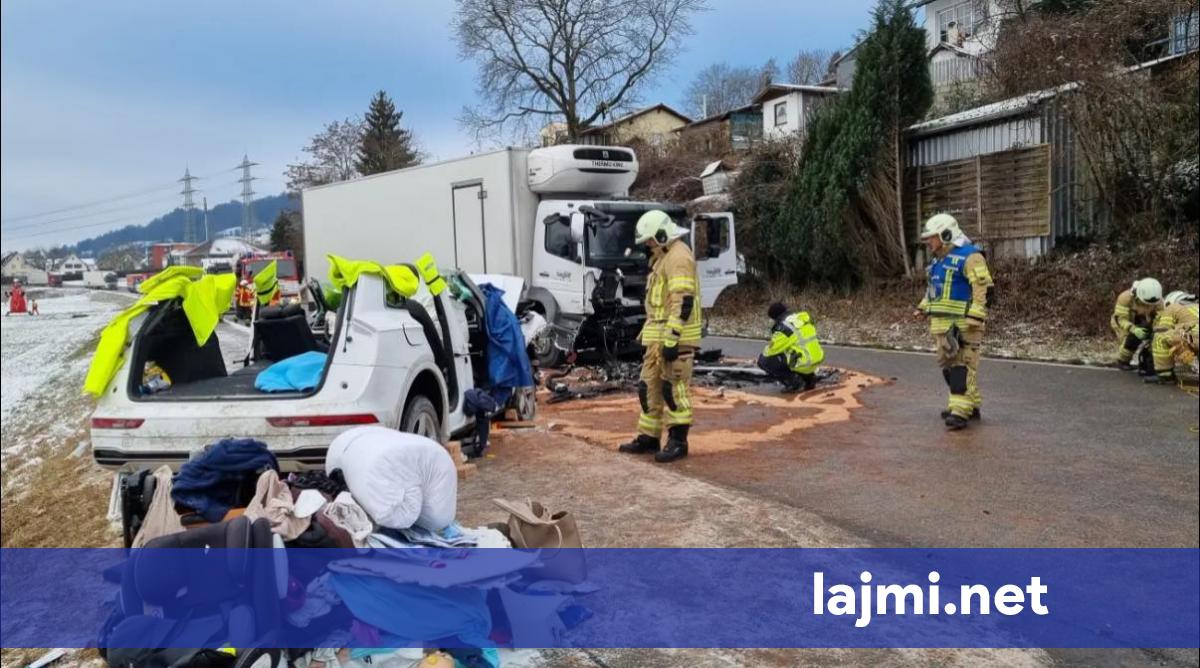 E dhimbshme  Vdes vogëlushi i familjes pesëanëtarëshe që u aksidentua në Gjermani