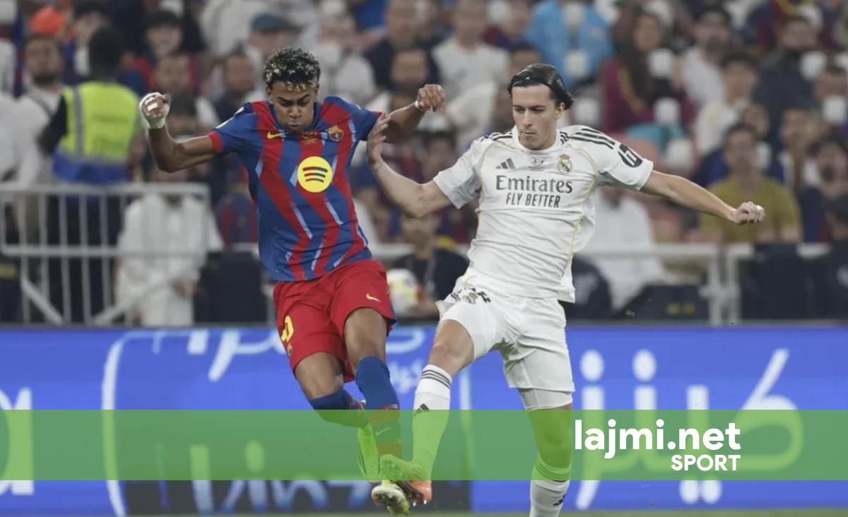  Dramë  mes Real Madridit e Barcelonës  Përfundon pjesa e parë me rezultat të barabartë