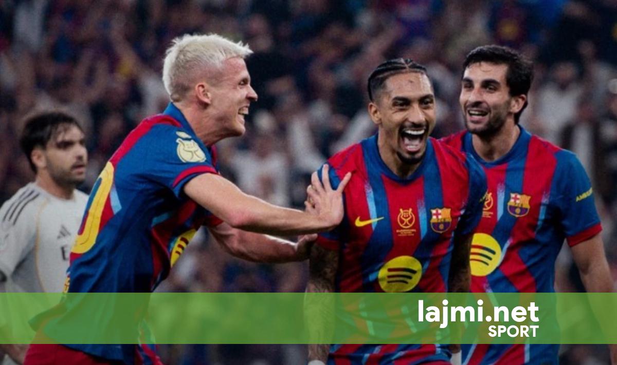 Barcelona triumfon në dramën e pesë golave ndaj Realit  e fiton Superkupën e Spanjës