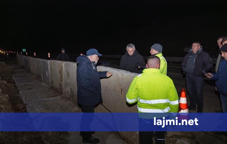 Durmishi inspekton punimet emergjente në autostradën  Ibrahim Rugova 