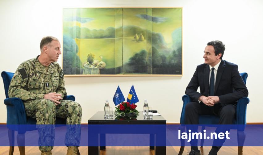 Takimi me Admiralin Wikoff  Kurti thekson se NATO është garancia më e mirë për siguri