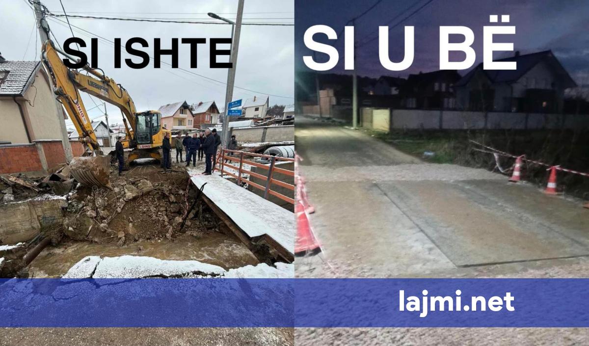 U dëmtua nga shiu i madh  kthehet në funksion pas dy ditëve ura në Smallushë të Lipjanit