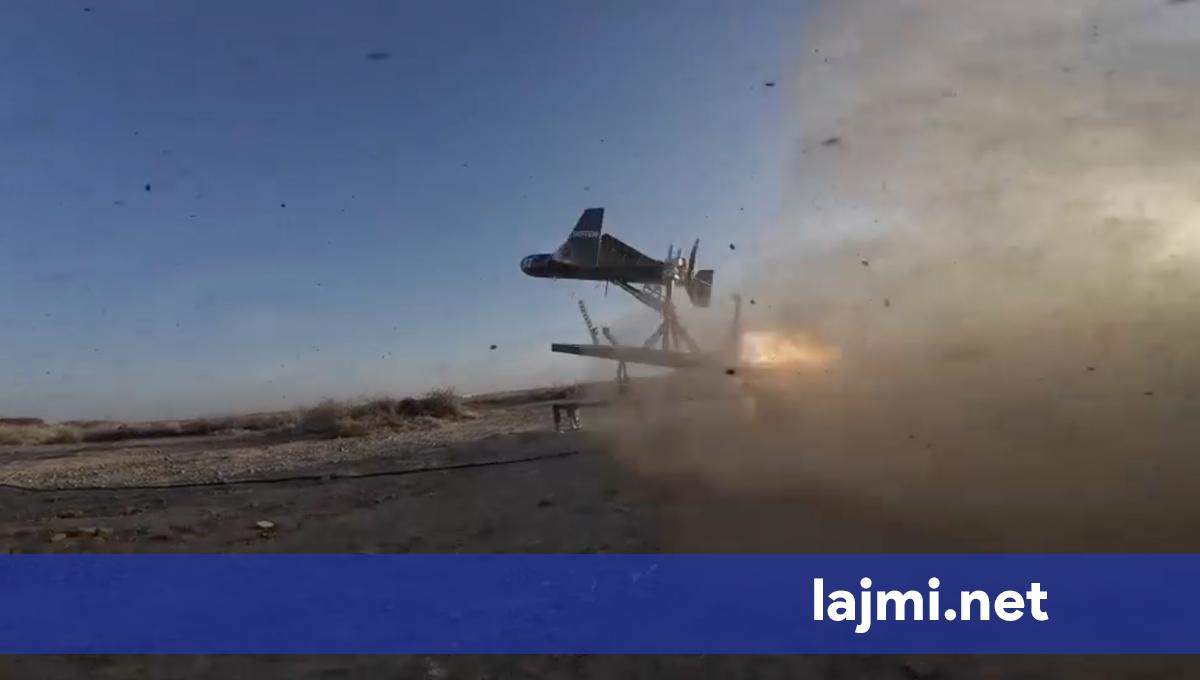 Testohet droni kosovar  Skifteri   pamje nga goditja me rreze veprimi deri në një mijë kilometra