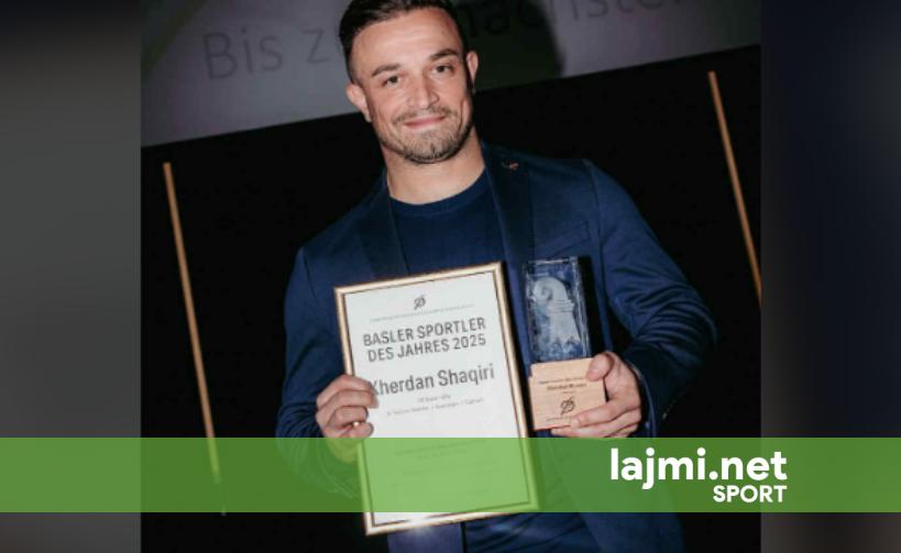 Xherdan Shaqiri zgjedhet sportisti i vitit në Basel