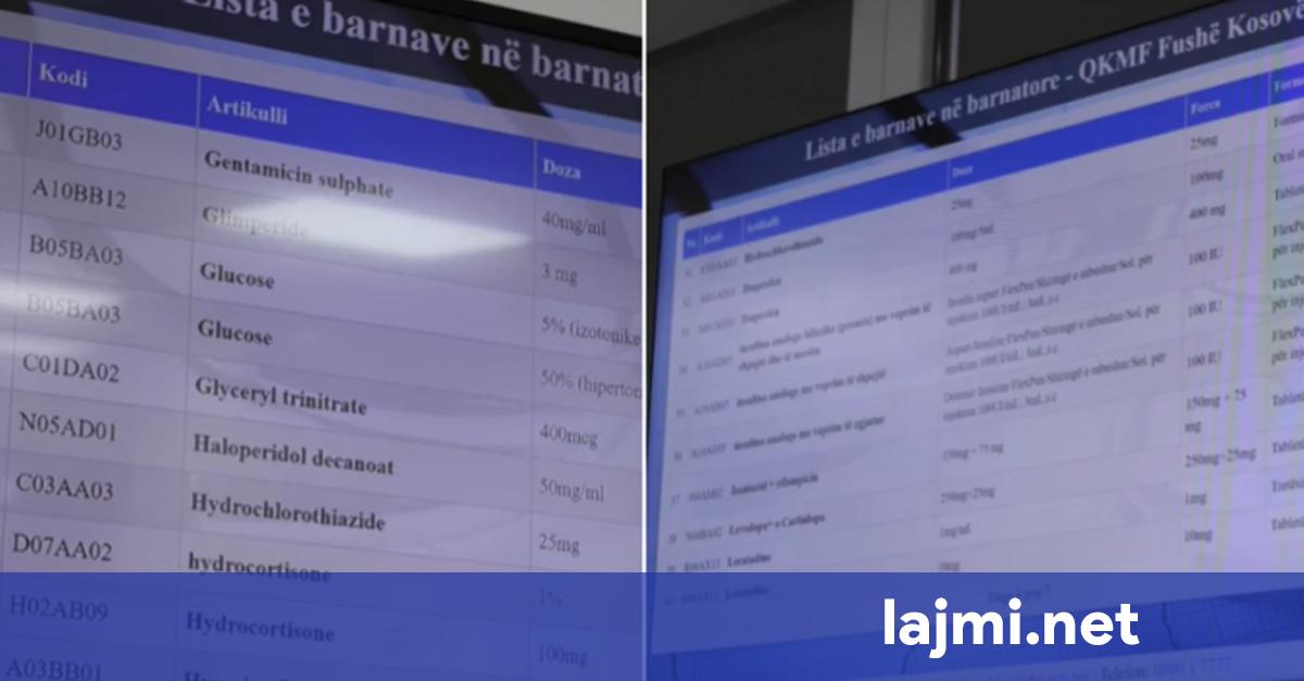 QKMF në Fushë Kosovë vendos ekran informues për barnat esenciale