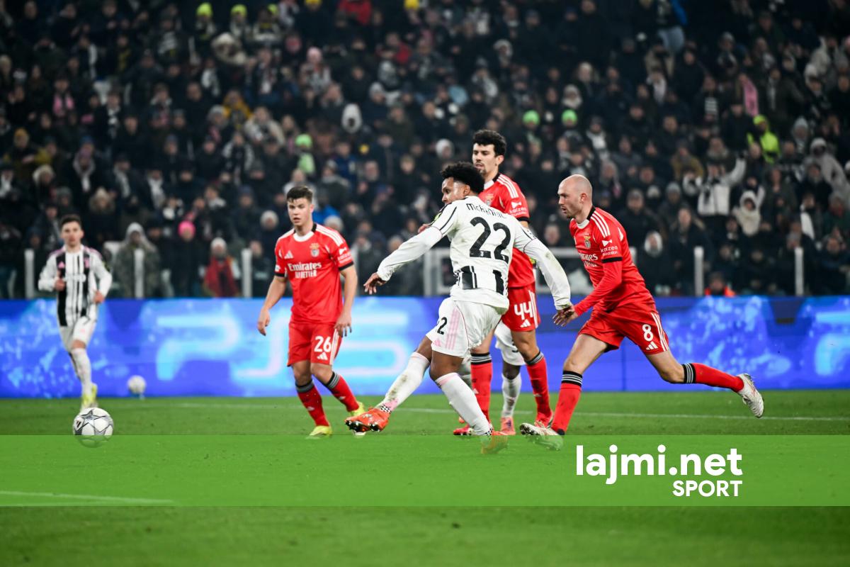 Edon Zhegrova nuk luan fare në fitoren e sotme të Juventusit ndaj Benfikës