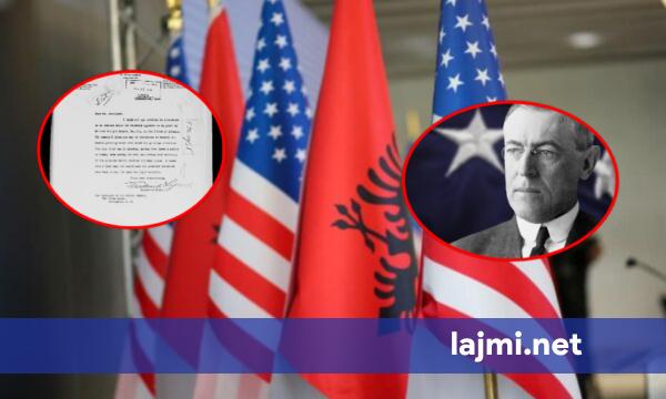 Dokumenti i vitit 1918 ku i kërkohej presidentit amerikan që Shqipëria të jetë Republikë nën SHBA të