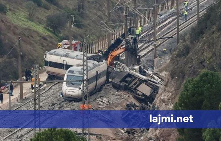 Çarja në shina shkaktoi aksidentin fatal të trenit në Spanjë  me dhjetëra të vdekur