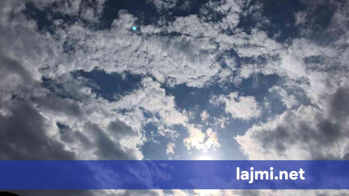 Moti sot  Me vranësira dhe intervale të shkurta me diell  priten edhe reshje shiu