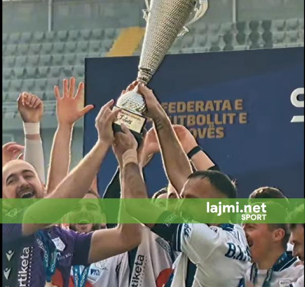 Drita fiton Superkupën e Kosovës  mposht Prishtinën