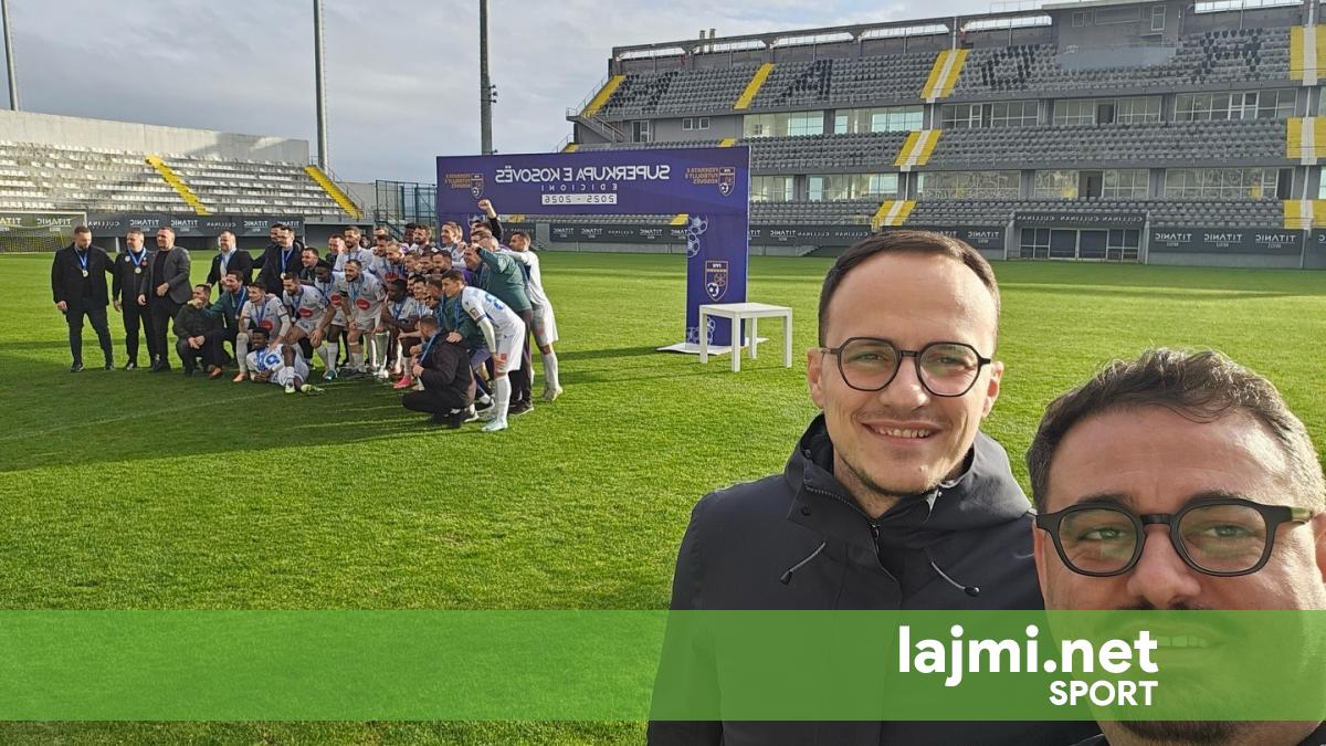 Kryetari Hyseni  uron kampionët e KF Drita për trofeun e Superkupës së Kosovës