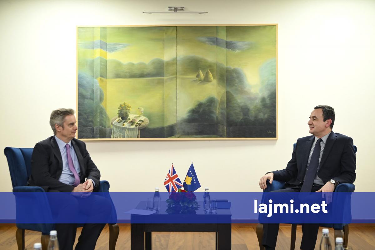 Kurti takohet me ambasadorin britanik  diskutohet për përmbylljen e procesit zgjedhor
