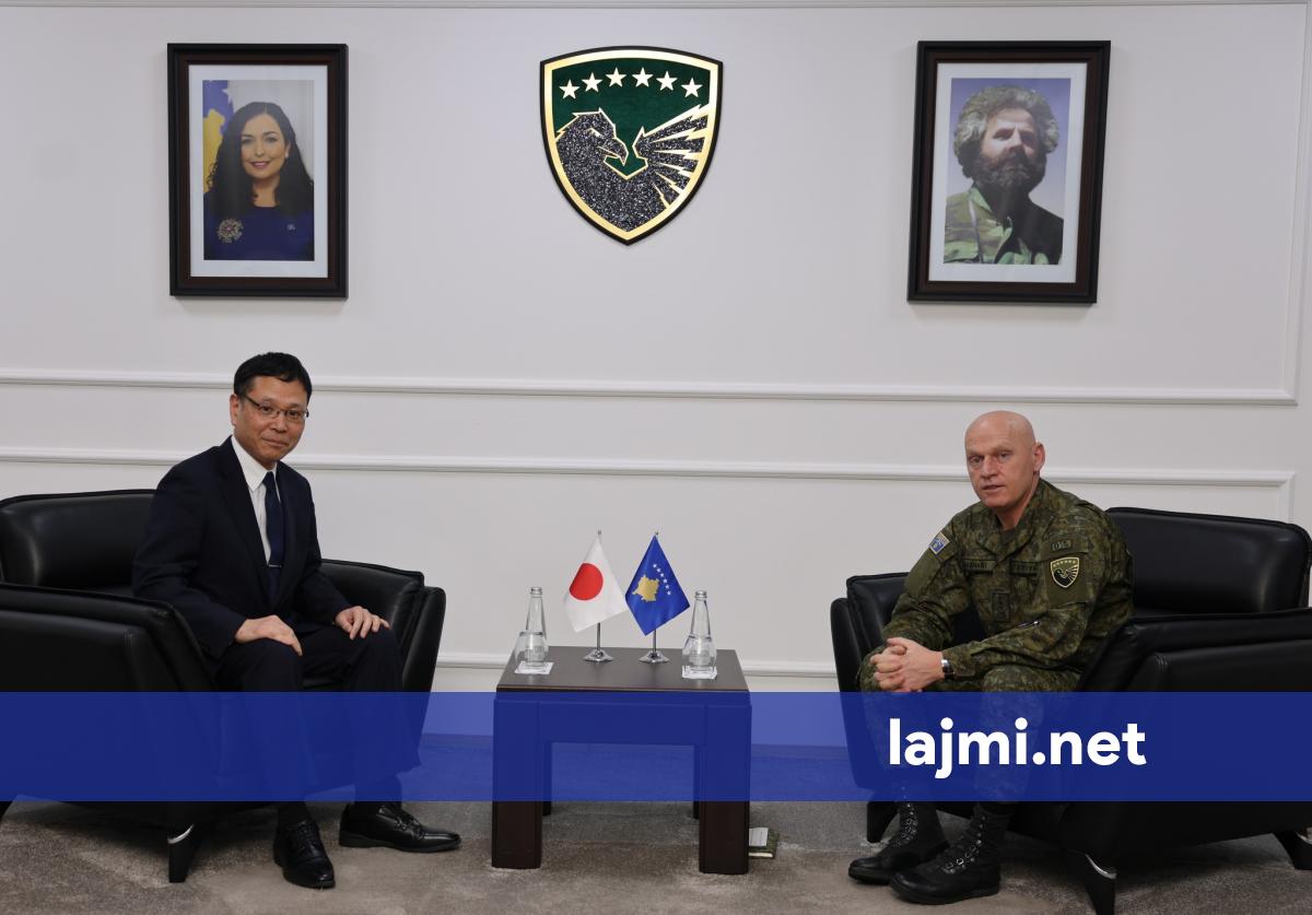 Jashari takon të ngarkuarin me punë të Ambasadorit të Japonisë  e falënderon për mbështetjen në ngritjen e kapaciteteve të FSK së