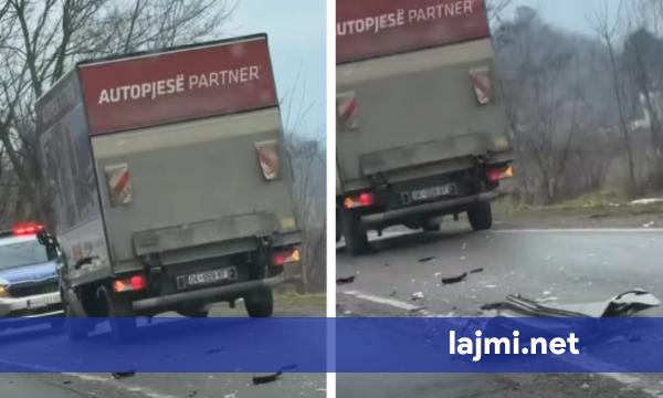 Publikohen pamje nga aksidenti në Deçan ku u lëndua një person