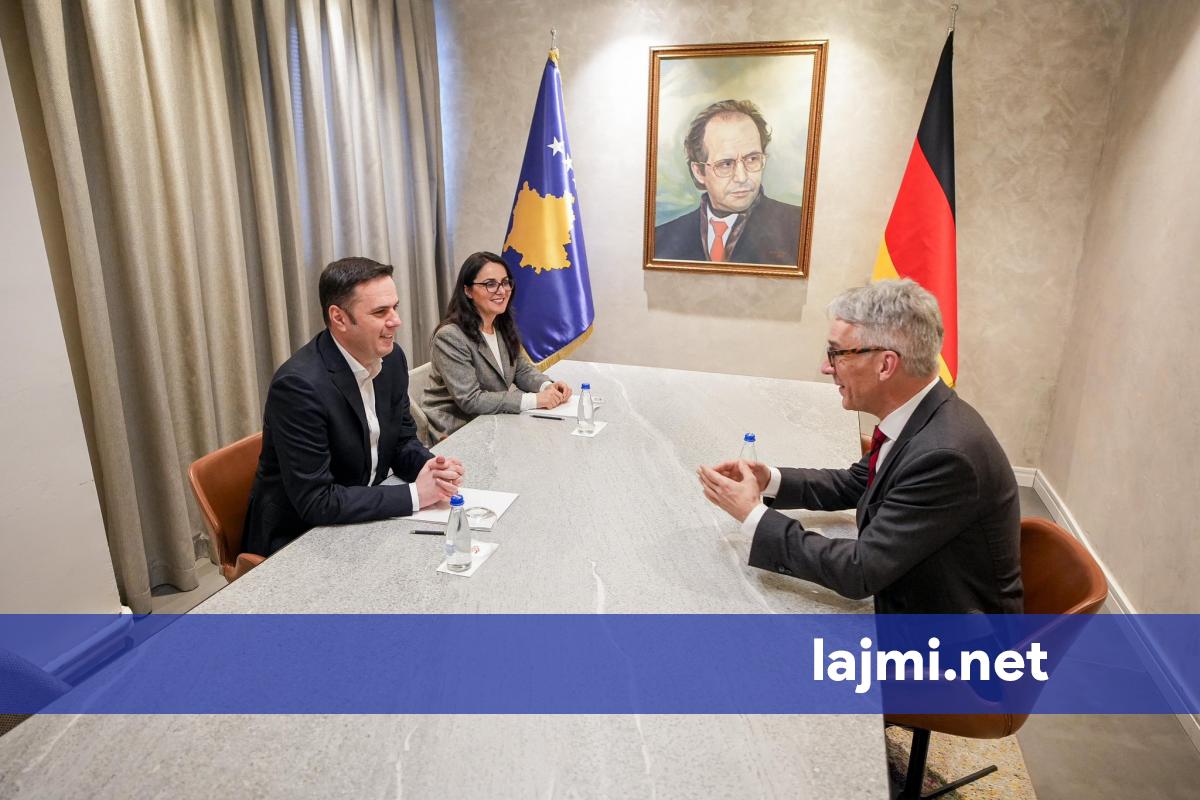 Abdixhiku takon ambasadorin gjerman  diskutohet për situatën politike dhe formimin e institucioneve