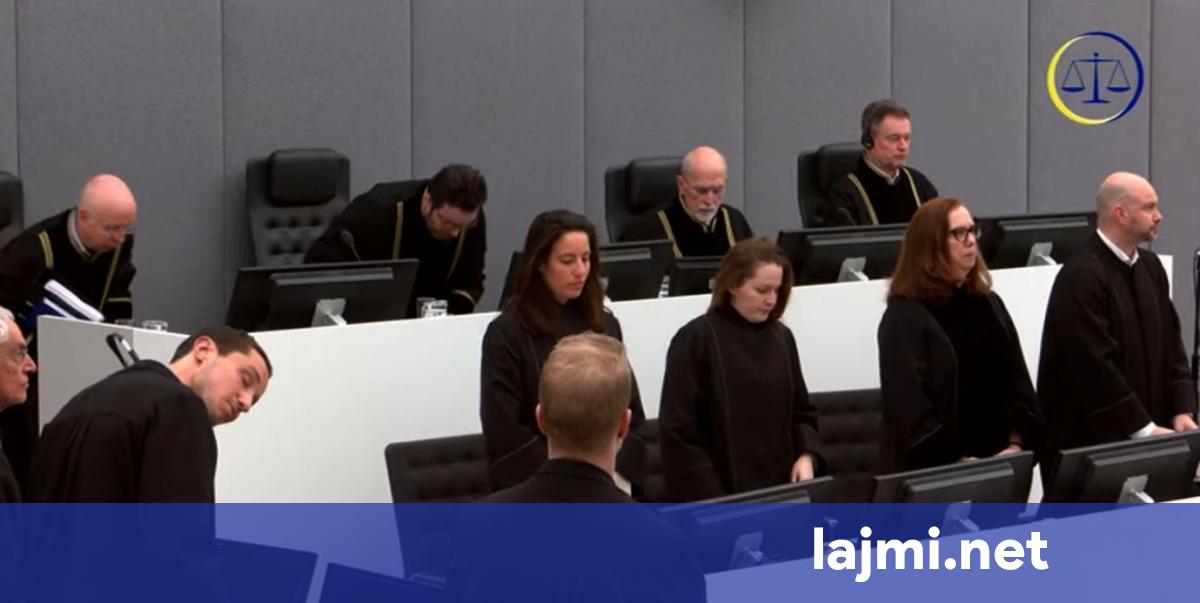 Përfundon për sot seanca në Hagë  nesër nis deklarimi i mbrojtjes së Hashim Thaçit