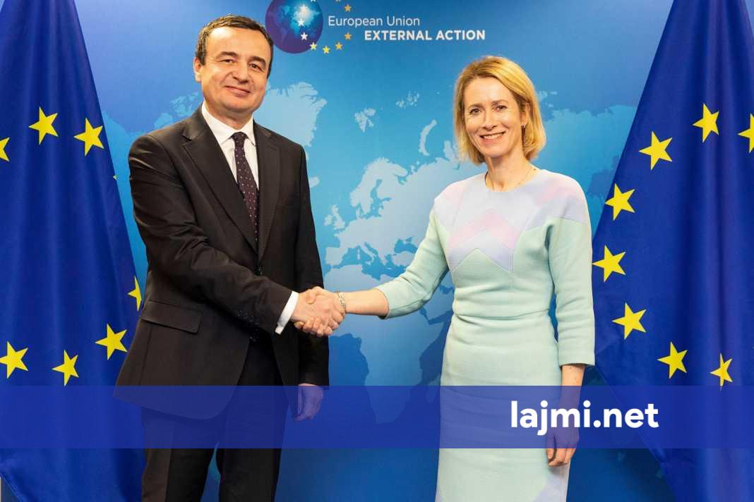 BE ja mirëpret Qeverinë e re të Kosovës  Kallas paralajmëron takim Kurti Vuçiq