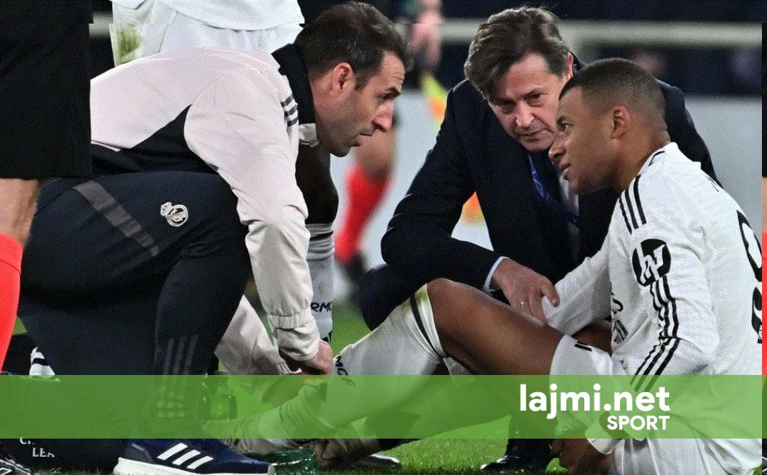 Shtohen problemet te Real Madridi  Kylian Mbappe ka shqetësime në gju