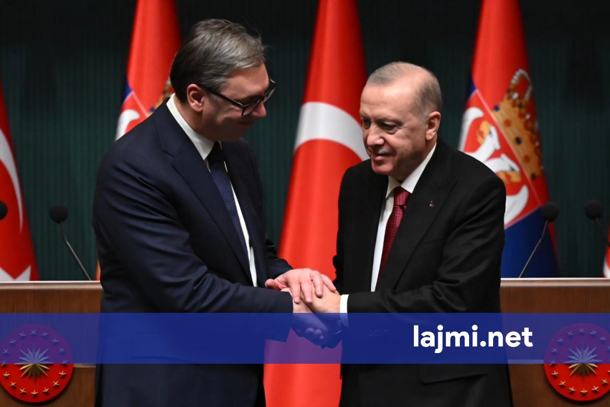 Vuçiq pas takimit me Erdoganin në Ankara  Turqia  një nga partnerët më të rëndësishëm tregtarë për Serbinë