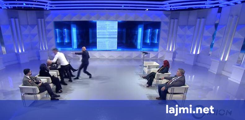 Eskalon fizikisht debati mes Albatros Rexhajt dhe Berat Buzhalës   detyrohet Blendi Fevziu t i ndaj