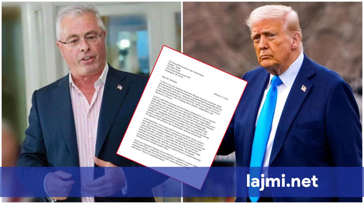 Harry Bajraktari i dërgon letër Trumpit  Angazhohuni që Specialja t i gjykojë drejt ish krerët e UÇK së