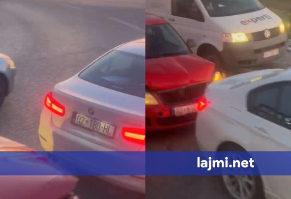 Aksident te rrethi në Mazgit  përfshihen dy vetura