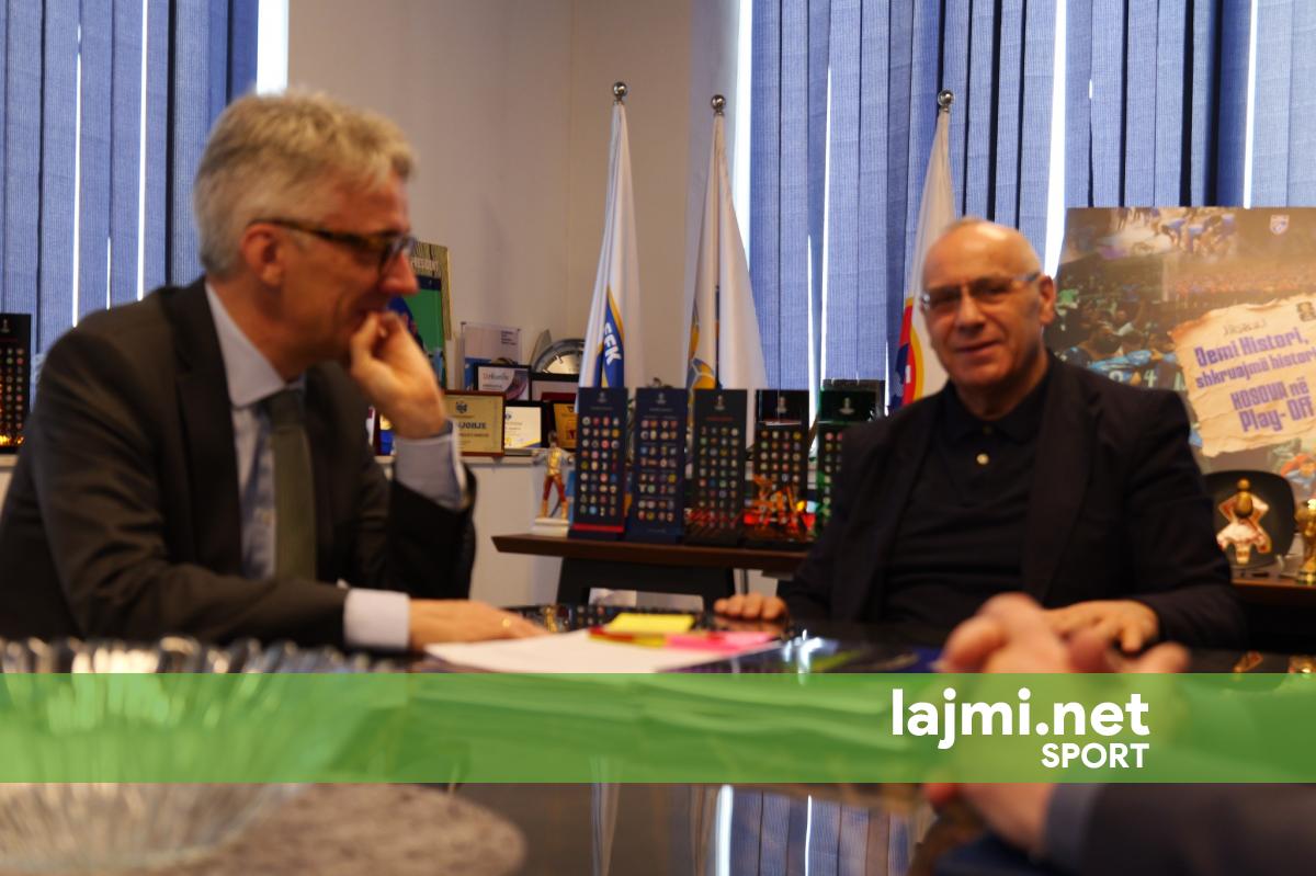 Ademi pret në takim Ambasadorin e Gjermanisë në Kosovë  riafirmohet thellimi i bashkëpunimit