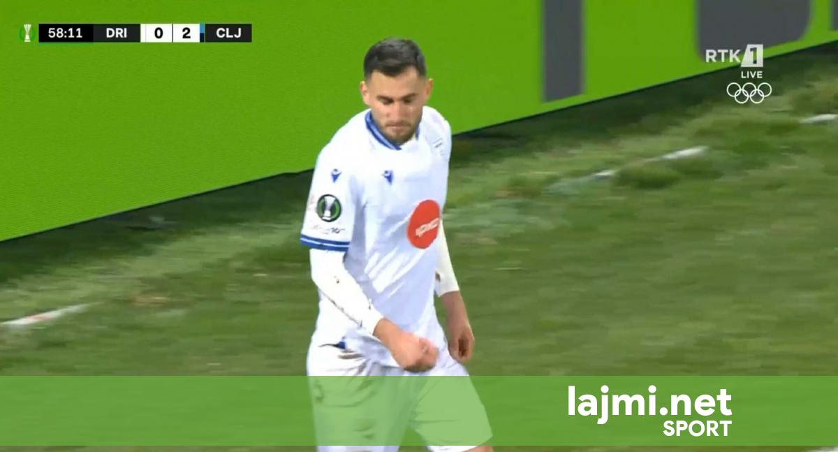 GOOOOOOOOL  Drita shënon me anë të Blerim Krasniqit  ngushtohet epërsia e Celjes