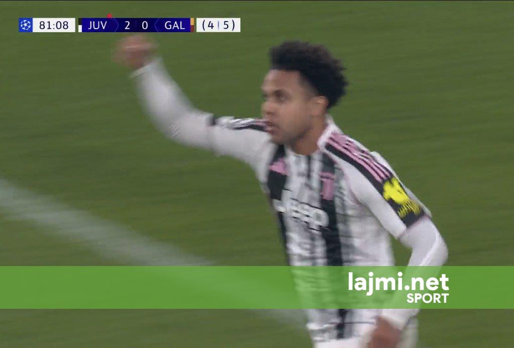 Juventus shënon golin e tretë  barazon gjithçka ndaj Galatasaray