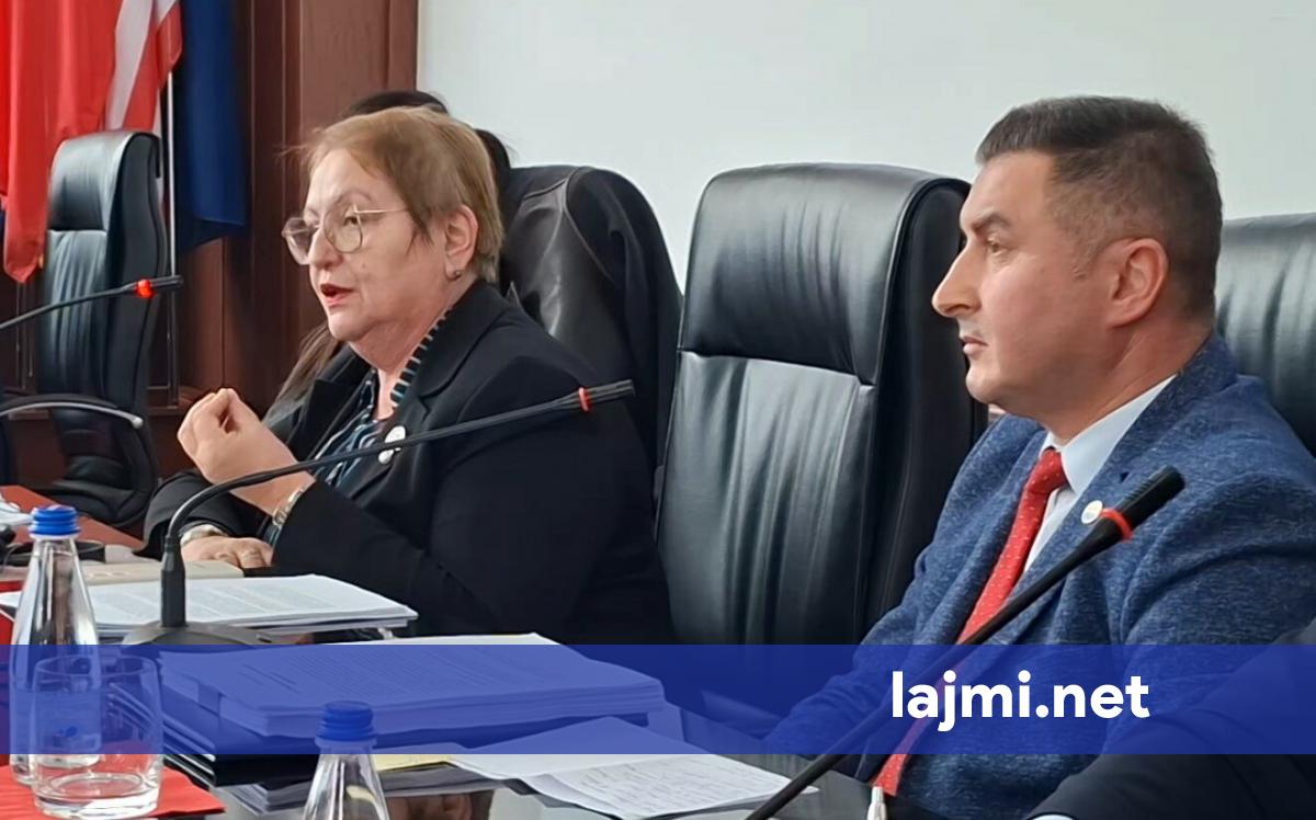 Ministrja e Arsimit në RMV nuk i lejon të flasin shqip  momenti kur gazetarët ia heqin mikrofonin