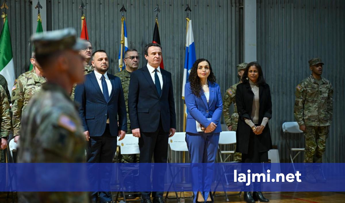 Ndërrimi i komandës në KFOR  Osmani  Kosova do të mbetet gjithmonë mirënjohëse ndaj SHBA së