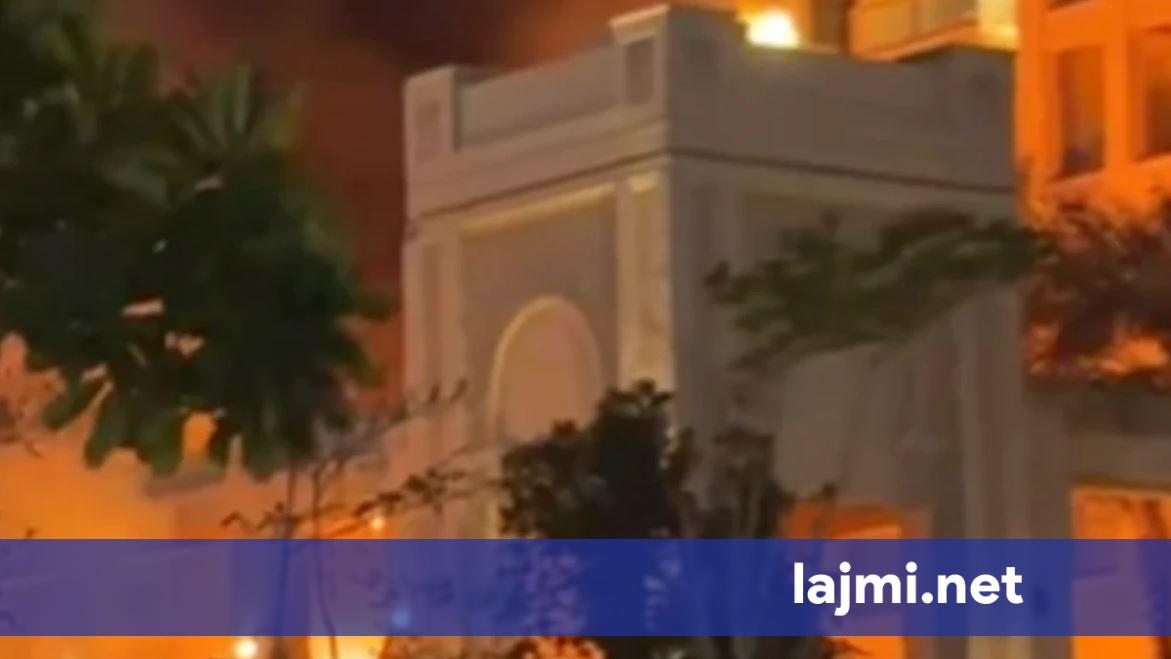 Hoteli luksoz në Dubai në flakë nga sulmet iraniane