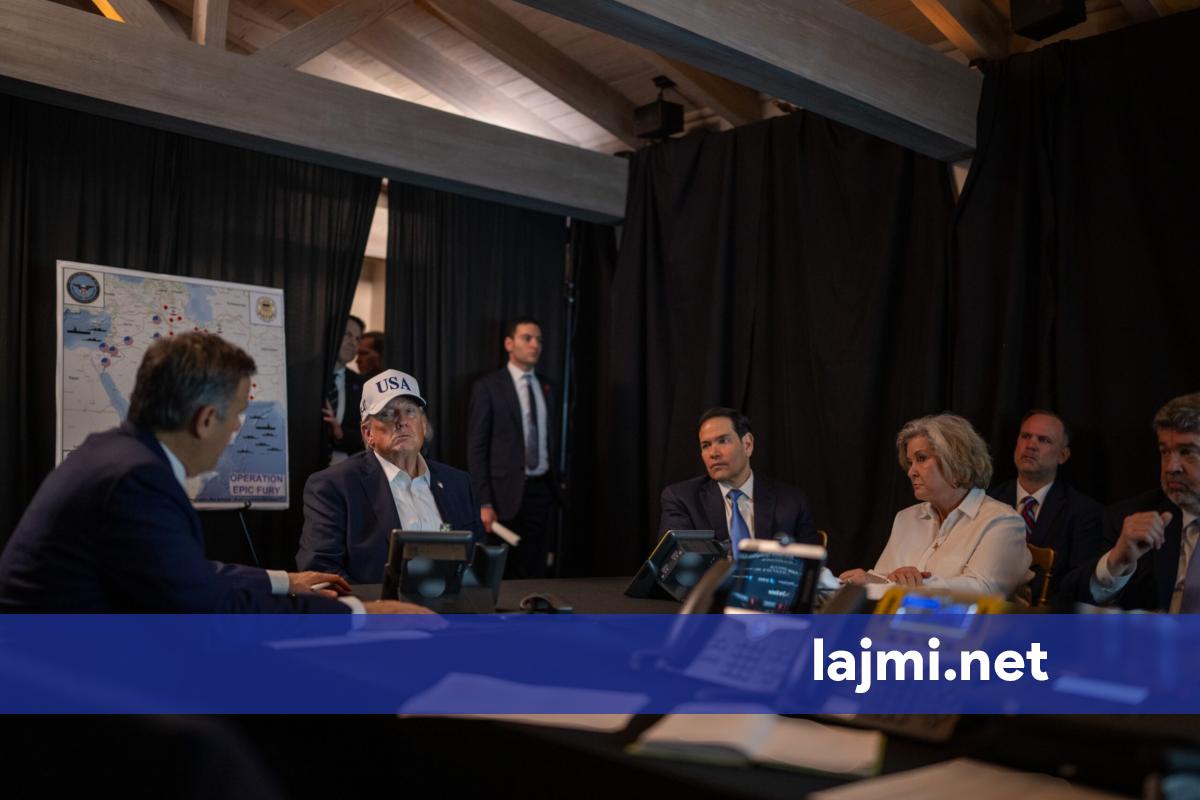 Shtëpia e Bardhë publikon foto të Trump dhe ekipit të sigurisë kombëtare duke monitoruar sulmet ndaj Iranit