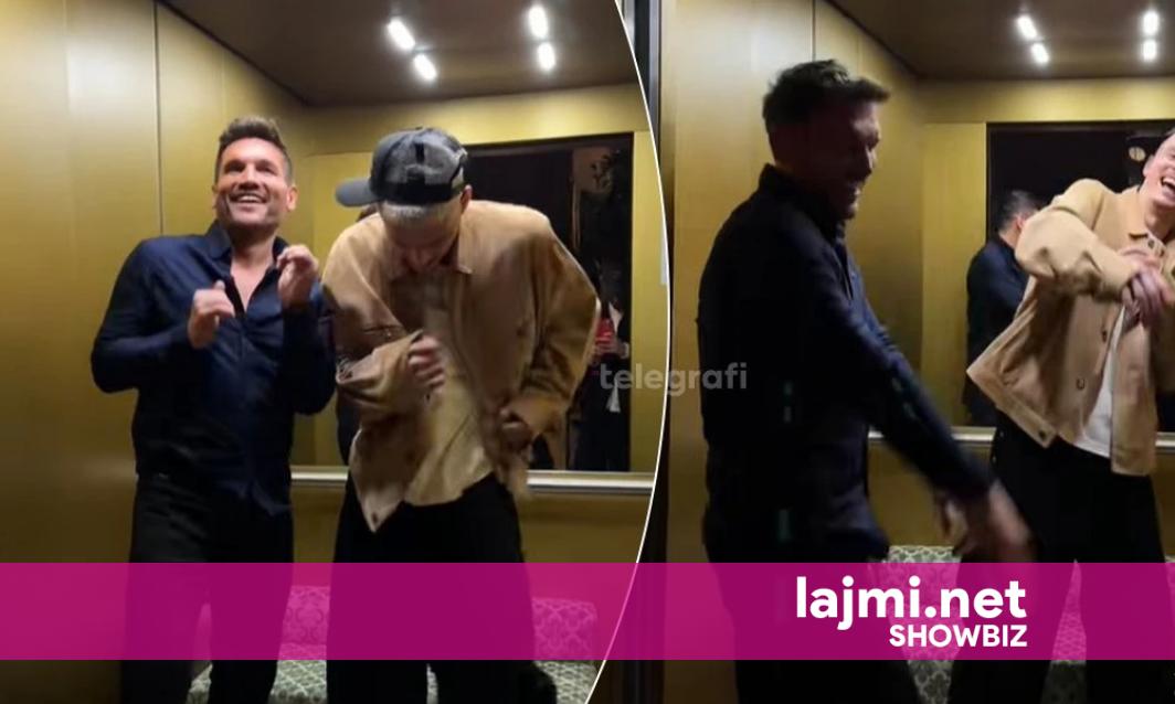 Pas përfundimit të spektaklit  Ludo dhe Londrimi shfaqen sërish bashkë