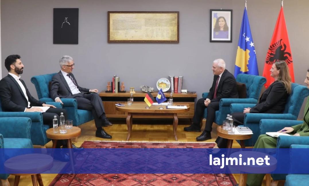 Sveçla me ambasadorin e Gjermanisë  Diskutuam për avancimin e projekteve në fushën e sigurisë