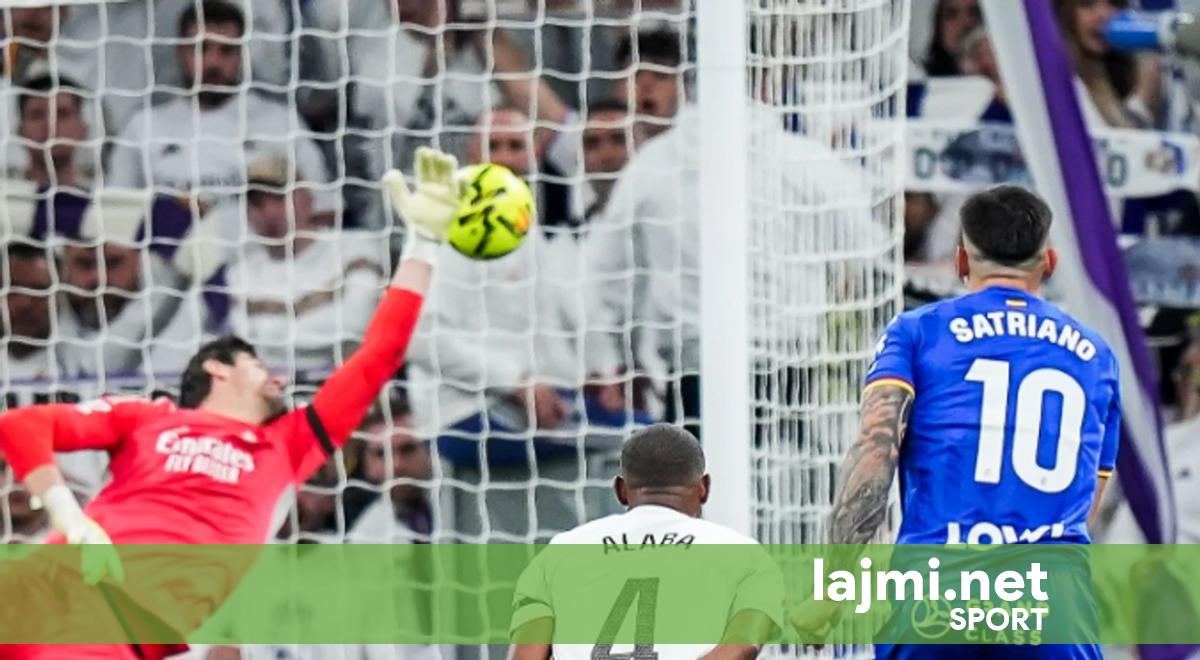 Real Madridi mposhtet nga Getafe në  Santiago Bernabeu  dhe i jep asist titulli Barcelonës