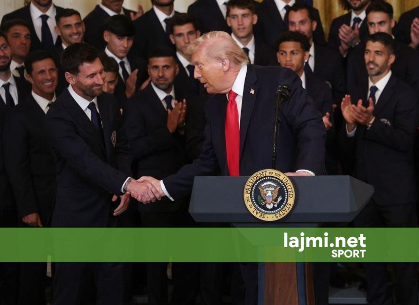 Trump pret Inter Miamin në Shtëpinë e Bardhë  lavdëron Messin  Mund të jetë më i mirë se Pele
